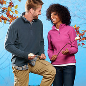 Ladies' Lightweight Micro-Fleece 1/4-Zip Pullover