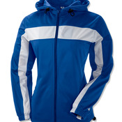 Ladies' Brushed Tricot Hooded Jacket