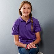 Youth SpotShield&trade; Jersey Polo