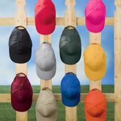 UltraClub Youth Classic Cut Cotton Twill 6-Panel Cap