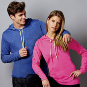 Adult Lightweight Long-Sleeve Hooded Tee