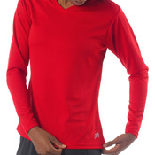 Women's Textured Tech Long-Sleeve Tee